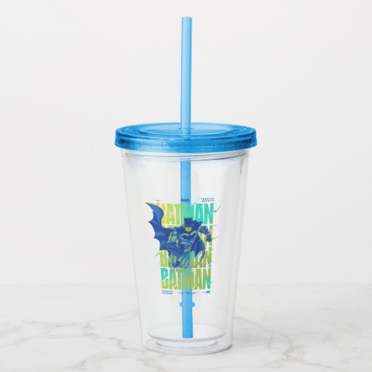 Elektrische oprit met Typografie Acryl Drinkbeker (Voorkant)