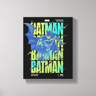Elektrische oprit met Typografie Canvas Afdruk