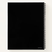 Elektrische oprit met Typografie Notitieboek (Achterkant)