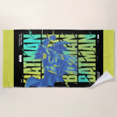 Elektrische oprit met Typografie Strandlaken (Voorkant)