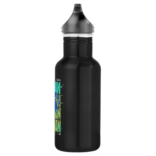 Elektrische oprit met Typografie Waterfles (Rechts)