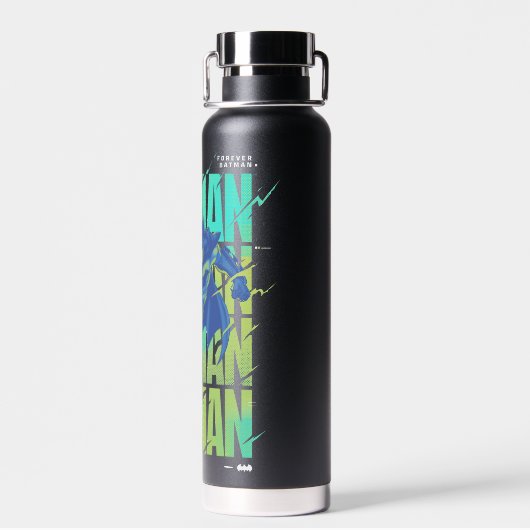 Elektrische oprit met Typografie Waterfles (Achterkant)