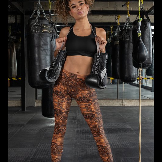 Elektrische Oranje Leggings van Neon - Koel