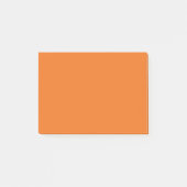 Elektrische Oranje vaste kleur Post-it® Notes (Voorkant)