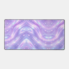 Elektrische paarse neon patronen AI-kunst Bureaumat