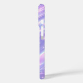 Elektrische paarse neon patronen AI-kunst Case-Mate iPhone Case (Achterkant / Links)