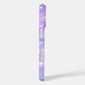 Elektrische paarse neon patronen AI-kunst Case-Mate iPhone Case (Achterkant / Rechts)