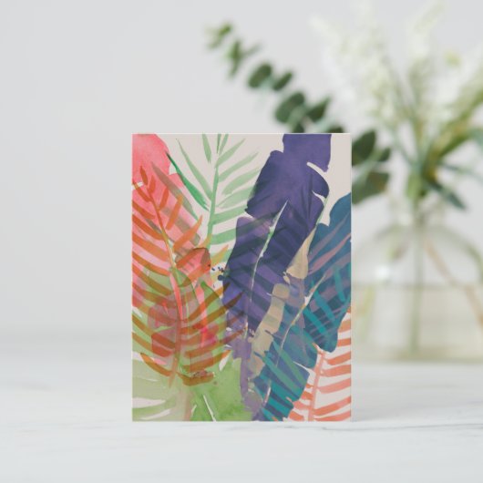 elektrische palmen briefkaart (Staand voorkant)