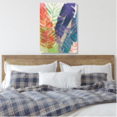 elektrische palmen canvas afdruk (Insitu (Slaapkamer))