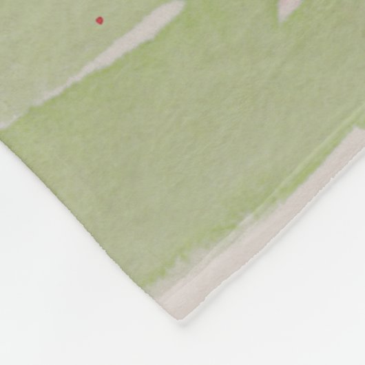 elektrische palmen fleece deken (Hoek)