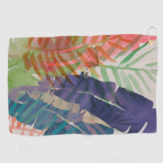 elektrische palmen golfhanddoek (Horizontaal)