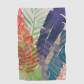 elektrische palmen golfhanddoek (Voorkant)