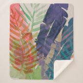 elektrische palmen sherpa deken (Voorkant)