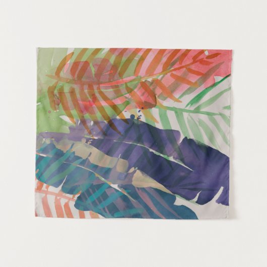 elektrische palmen wandkleed (Voorkant (horizontaal))