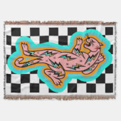 Elektrische panter gooien deken (Voorkant)