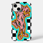 Elektrische Panther Telefoonhoes Case-Mate iPhone Case (Achterkant)
