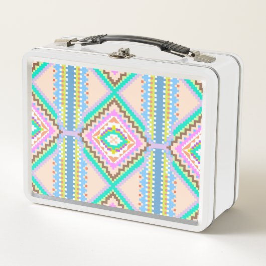 Elektrische Pastel Droom Kaleidoscoop (Voorkant)
