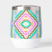 Elektrische Pastel Droom Kaleidoscoop (Achterkant)