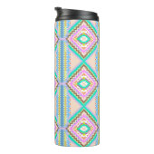 Elektrische Pastel Droom Kaleidoscoop Thermosbeker (Geroteerd rechts)