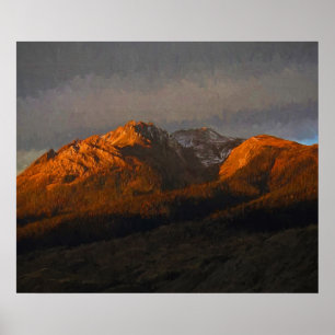 Elektrische piek poster