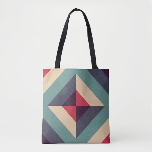 elektrische piramide tote bag (Voorkant)