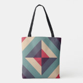 elektrische piramide tote bag (Achterkant)