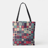 elektrische polka tote bag (Achterkant)