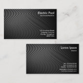 Elektrische pool 01 visitekaartje (Voorkant / Achterkant)