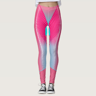 Elektrische Pop Energie Retro Geometrische Legging