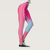 Elektrische Pop Energie Retro Geometrische Legging (Rechts)