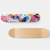 Elektrische Pop: Neon Roze Skateboards (Horizontaal)