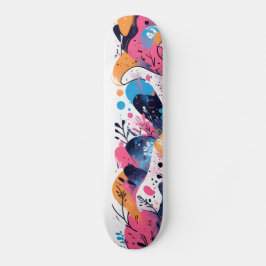 Elektrische Pop: Neon Roze Skateboards