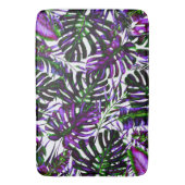 Elektrische Pop Tropische palmbladeren Badmat (Voorkant Verticaal)