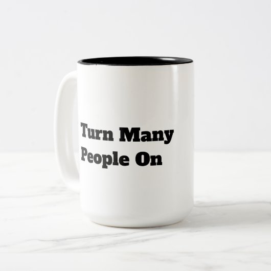 Elektrische Power Lineman-Mok (aanpassen) Tweekleurige Koffiemok (Voorkant links)