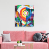 Elektrische Prisma's Nr. 41 Sonia Delaunay | | Canvas Afdruk (Insitu (Woonkamer))
