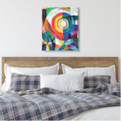 Elektrische Prisma's Nr. 41 Sonia Delaunay | | Canvas Afdruk (Insitu (Slaapkamer))