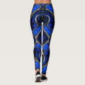 Elektrische puls Abstract Leggings (Achterkant)