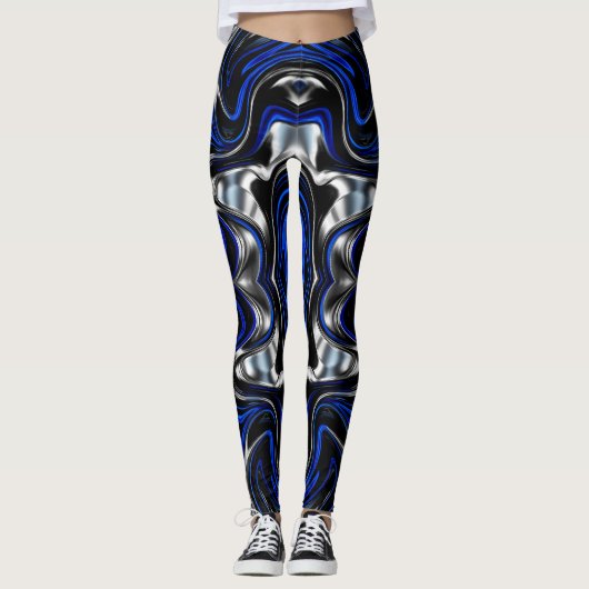 Elektrische puls Abstract Leggings (Voorkant)