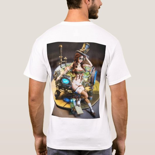 Elektrische pulsslagen t-shirt (Achterkant)