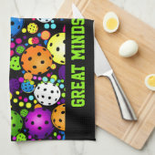 Elektrische Rally aangepaste tekst Theedoek (Quarter Fold)