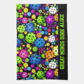 Elektrische Rally aangepaste tekst Theedoek (Verticaal)