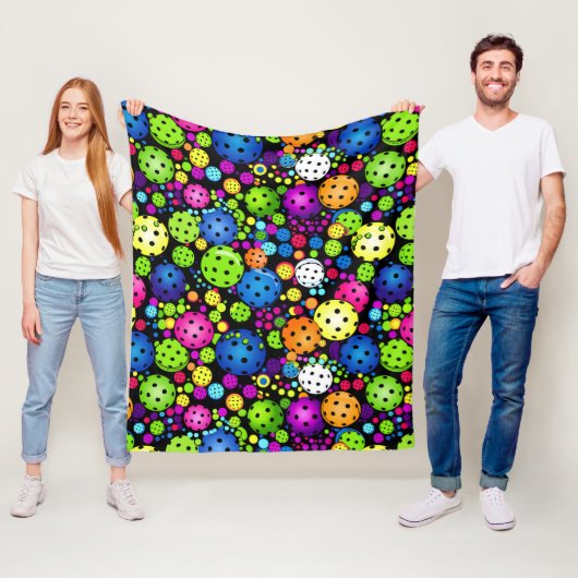 elektrische rallypickleball fleece deken (In situ)