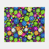 elektrische rallypickleball fleece deken (Voorkant (Horizontaal))