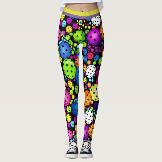 elektrische rallypickleball leggings (Voorkant)