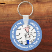 Elektrische rebedrading en elektrische reparaties sleutelhanger (Voorkant)