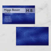 Elektrische regen - blauw - Gepersonaliseerd Visitekaartje (Voorkant / Achterkant)