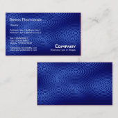 Elektrische Regen (Gewoon) - Blauw Visitekaartje (Voorkant / Achterkant)