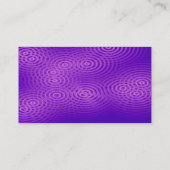 Elektrische regen - Paars - Gepersonaliseerd Visitekaartje (Achterkant)