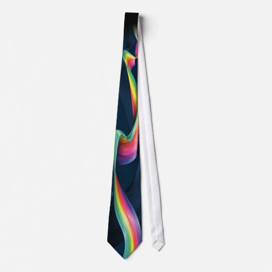 Elektrische Regenboog Ontwerper Das Herenstrikdas (Voorkant)