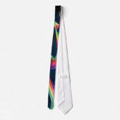 Elektrische Regenboog Ontwerper Das Herenstrikdas (Achterkant)